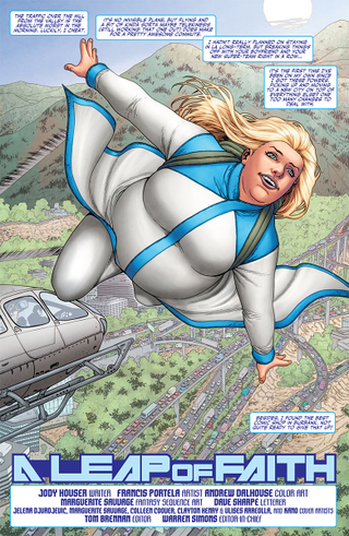 Illustration for article titled Exclusive Valiant preview: Faith grows up with her own solo miniseries